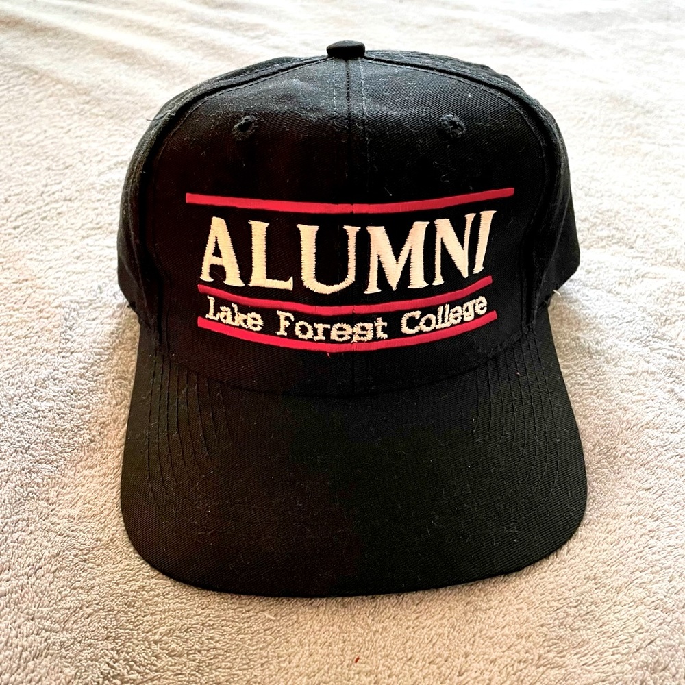 Vintage Lake Forest College Split Bar Snapback Hat